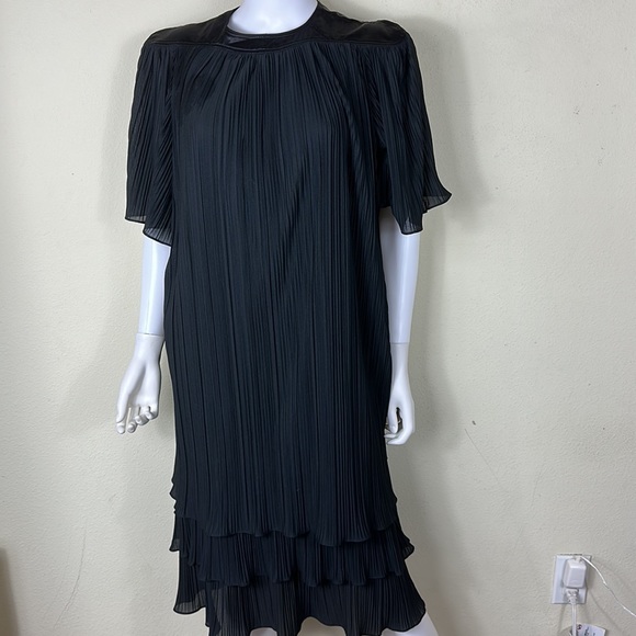 Vintage IGLWU Pleated Dress. Size 13/14 - Picture 1 of 8